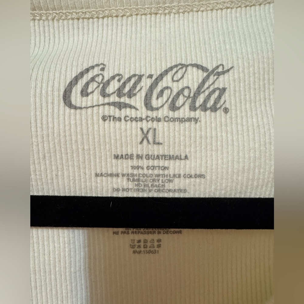 Coca-Cola Classic Women's Ribbed Tank - Picture 3 of 4